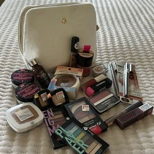 Guerlain makeup bag filled with lots of new products